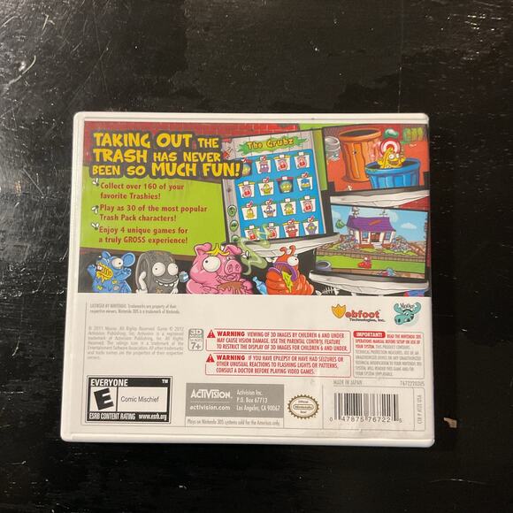 Nintendo 3DS The Trash Pack (2012) CIB Tested - Picture 5 of 5